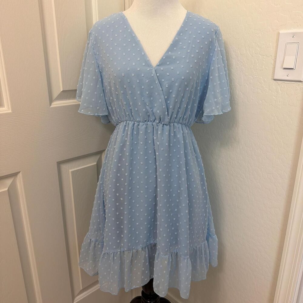 Shein Women's Blue Dress